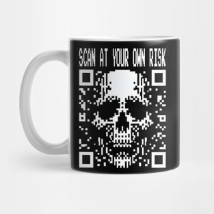 QR Code Skull: Scan at Your Own Risk Mug